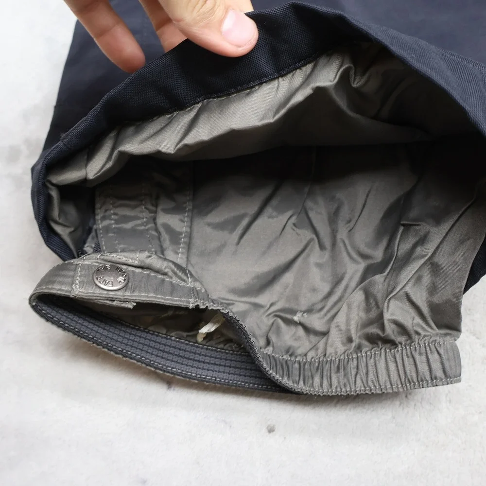 North Face Snow Pants Mens Large Black Waterproof Cargo Insulated Winter 33x32